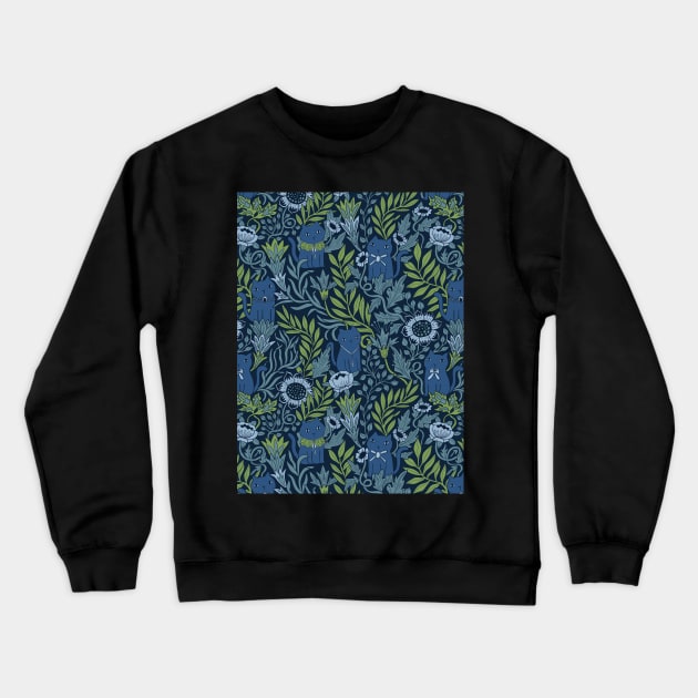 Victorian cats Crewneck Sweatshirt by kostolom3000